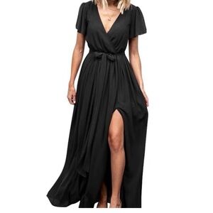 Baltic Born Black Maxi Dress